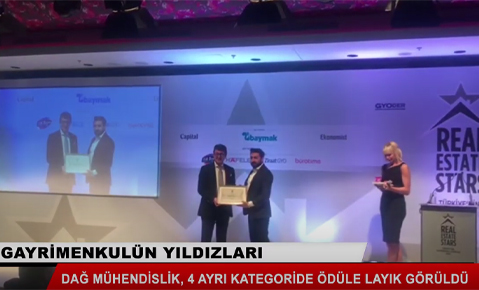Dağ Mühendislik Real Estate Stars Ödülleri 2018